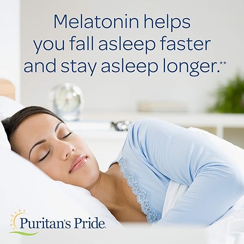 Miniatura 5 de Puritan's Pride Cápsulas de liberación rápida de melatonina súper fuerte, 60 unidades (paquete de 3)