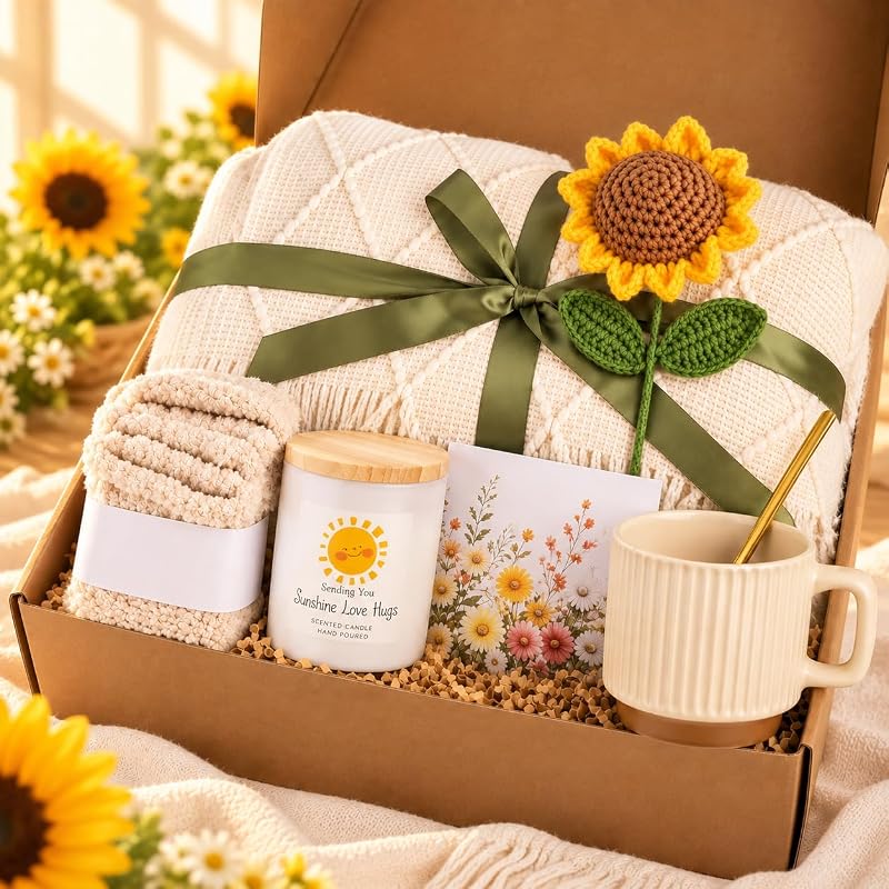 Kit-presente OTTNSA com manta, meias, caneca, vela e cartão – OTTN-SUN-GIFT