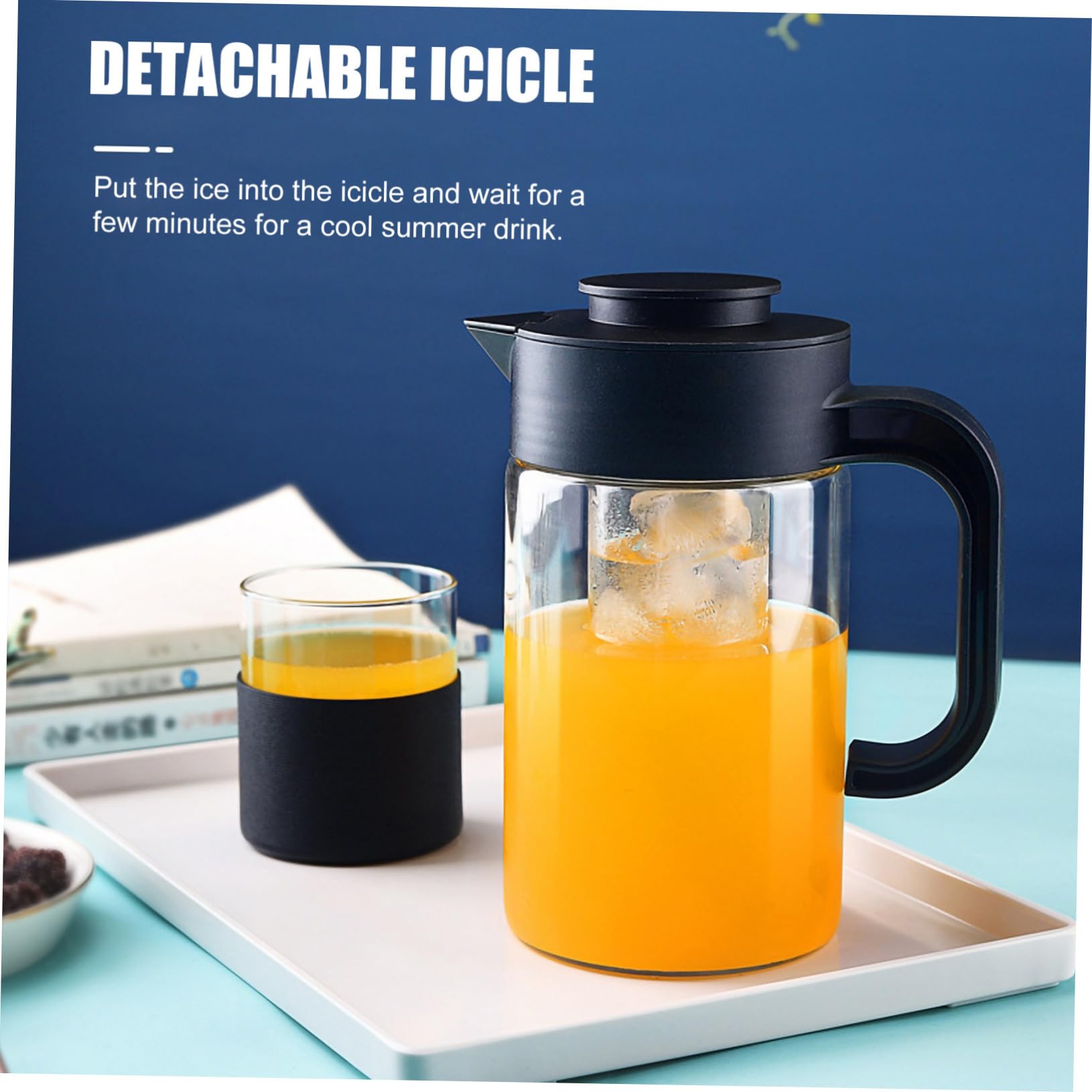 Tetera De Jarra De Agua Hogar Hervidor De Jugo Multifunción Jarra De Jugo De Vidrio Accesorio Para Bebidas Para Preparar Infusiones y Bebidas Frías
