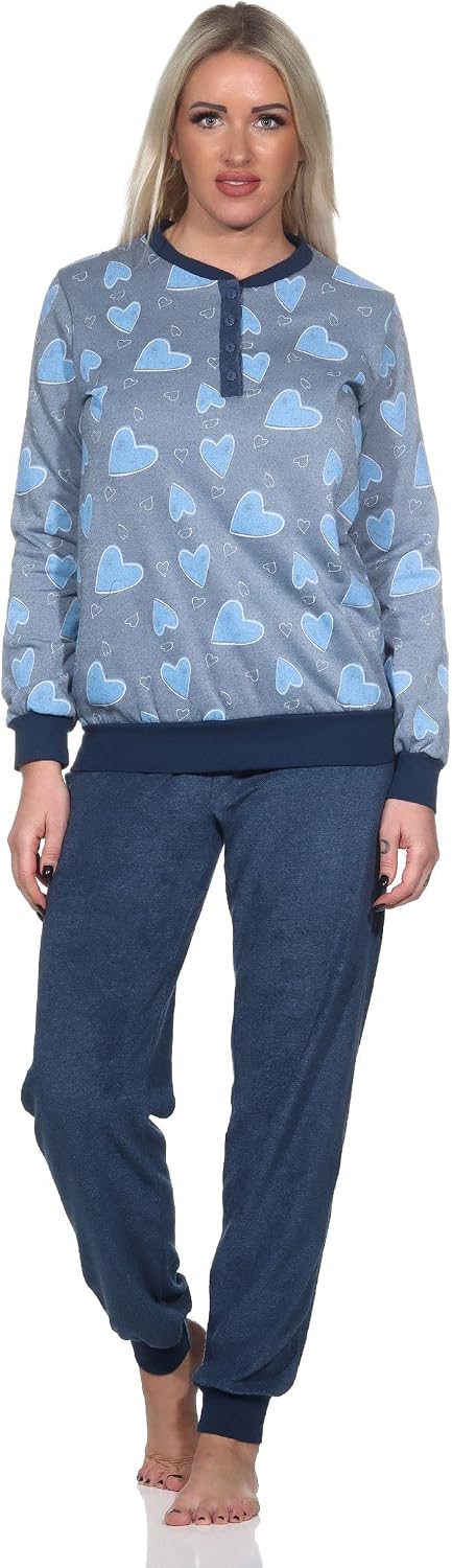 Parka in tessuto di lana con collo effetto montone - Blu - Taglie forti