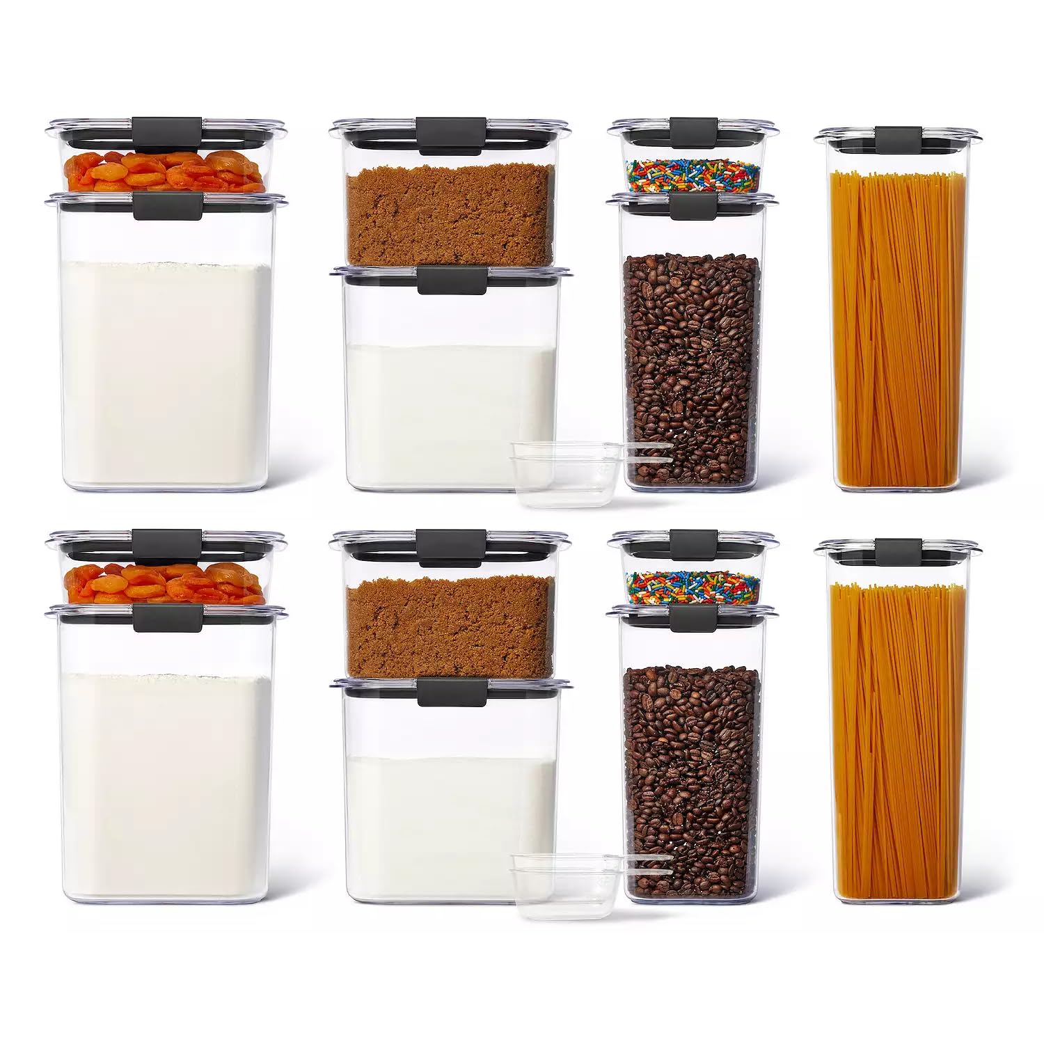 Amazon.com: Rubbermaid Brilliance Pantry, Clear and Airtight Food