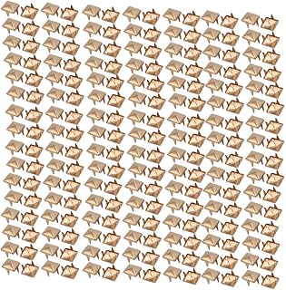 New Lon0167 200pcs 7mm Square Shaped Paper Brad Gold Tone for Scrapbooking Embellishment(200pcs 7mm quadratisches Papier Brad Gold Tone fÃ¼r Scrapbooking VerschÃ¶nerung
