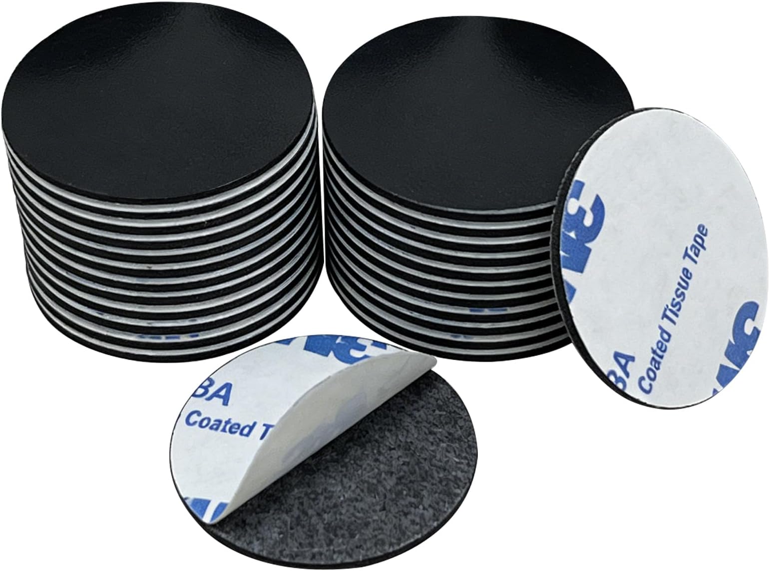 30-Pack Magnetic Dots with Adhesive Backing, 1.2"（3cm) Round Flexible Magnets for Whiteboard, Fridge, Crafts, Photos, Classroom Teacher Much Haves & Office Supplies