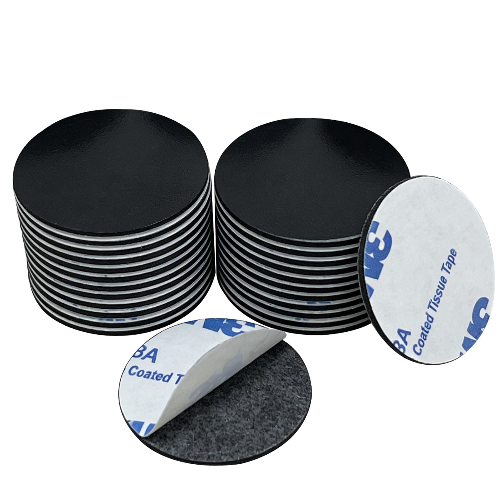 30-Pack Magnetic Dots with Adhesive Backing, 1.2"（3cm) Round Flexible Magnets for Whiteboard, Fridge, Crafts, Photos, Classroom Teacher Much Haves & Office Supplies