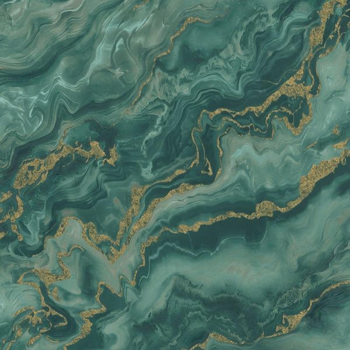 Erismann Wallpaper - Mystic Spell - Vinyl Wallpaper - Green
