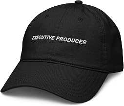 Executive Producer White Lettering Adjustable Baseball Hat
