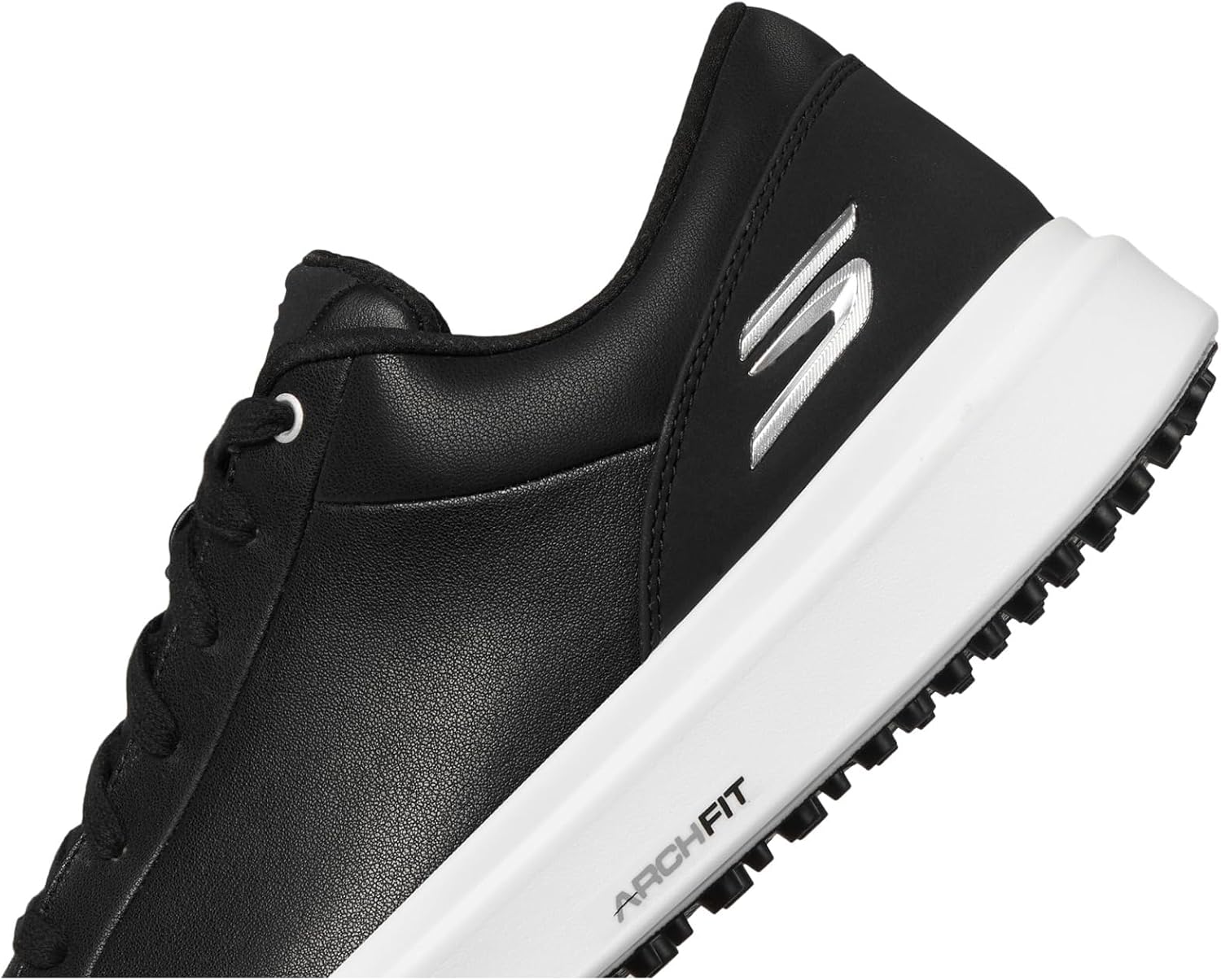 Skechers Mens Drive 6 Arch Fit Leather Relaxed Fit Spikeless Golf Shoe - Image 6