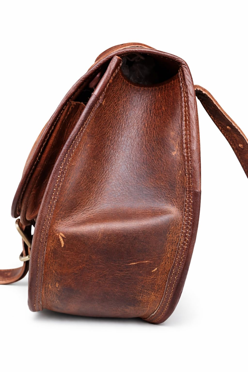 Sac de vélo en Cuir Bleu américain Sac de Selle de Moto Vintage Sac de Voyage en Cuir Sac de Support de Sacoche Sac de Guidon