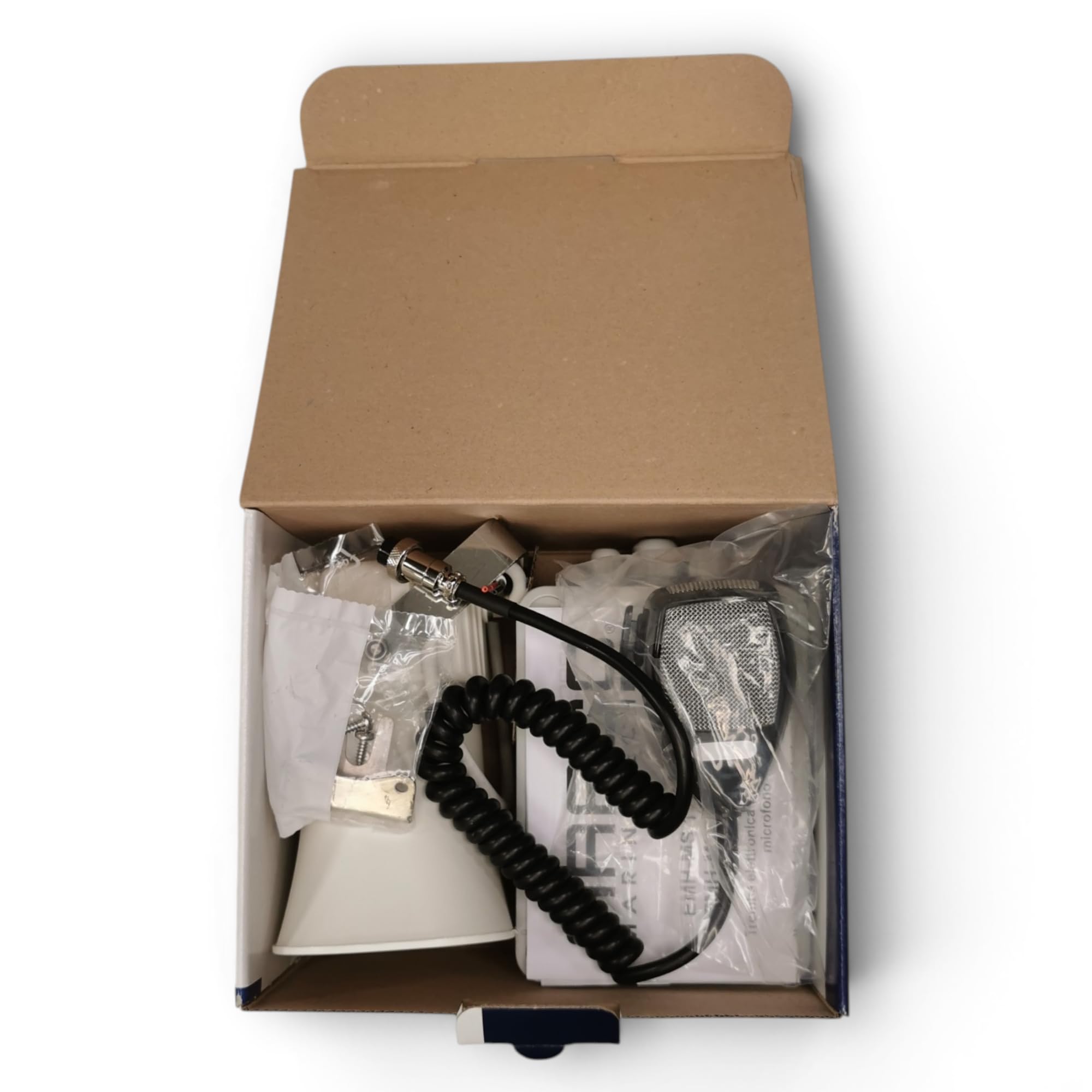 Marco EMH-MS elektroniczny gwizdek okrętowy, 12 V, głośnik + mikrofon + syrena, IP66, 13600212