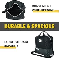 Vista 6 de AUMTISC Ski and Boot Bag Combo for Air Travel Flying, Padded Two-Piece Snow Ski Bags, Adjustable Length Ski Travel Bag for Skis Up to 200cm and