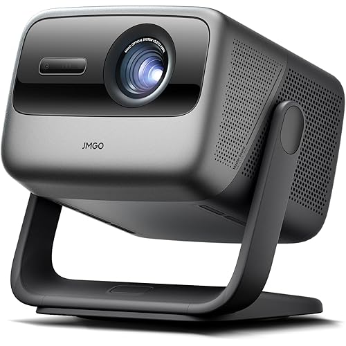 JMGO N1S Ultra 4K Triple Laser Projector with WiFi and Bluetooth, 2800 ISO Lumens, Google TV, 360° Sensorless Picture Correction, 300", HDR10, 20W Dolby Digital Plus, 3D-Active, Smart and Portable