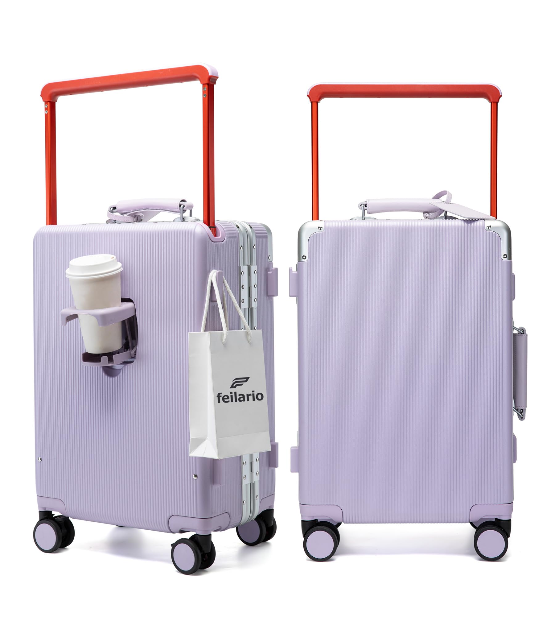 Amazon.com: feilario Aluminum Frame Wide Handle PC Carry On