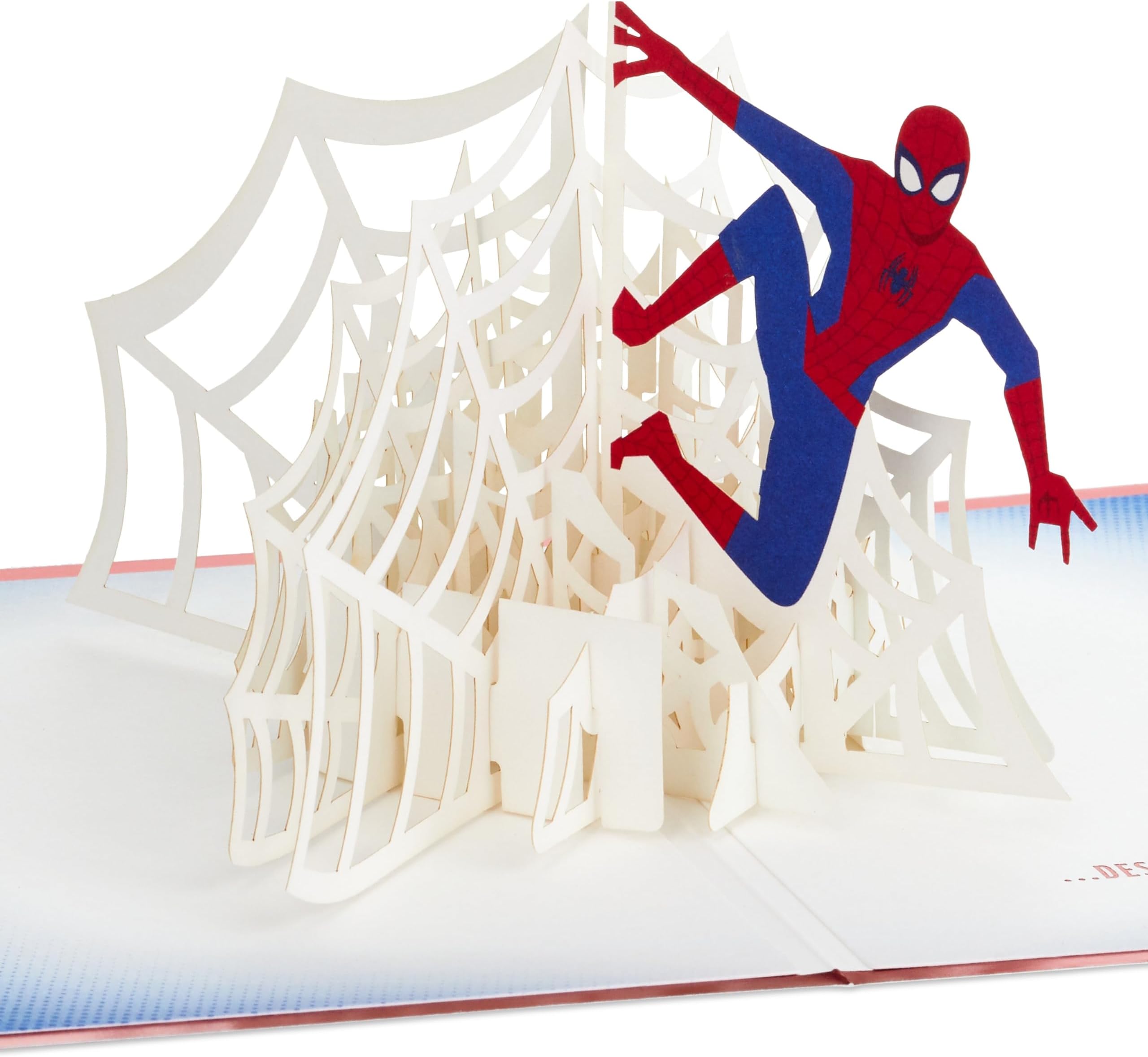 MARVEL The Amazing Spider-Man Comic, 3D & Pop-Up Card, Any Occasion, Birthday, Father's Day, Superhero, Peter Parker, Red