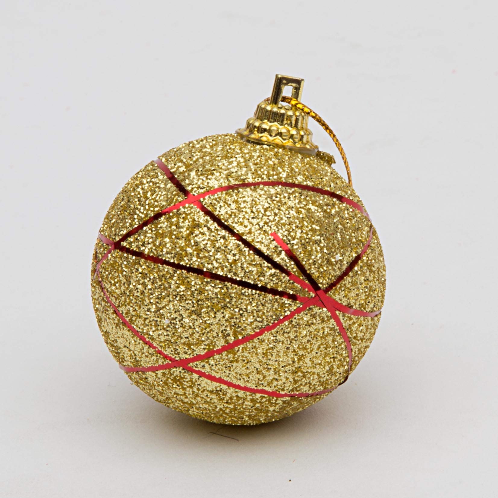 SHATCHI 12 x Christmas Tree Hanging Baubles Soft Foam Glittered Decorated Shatterproof Pendant Ornaments Xmas Tree Table Decorations,Decorated Babules - Image 3