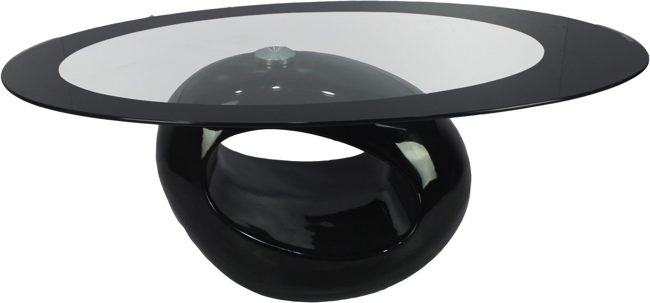 Oval Coffee Table (Black)