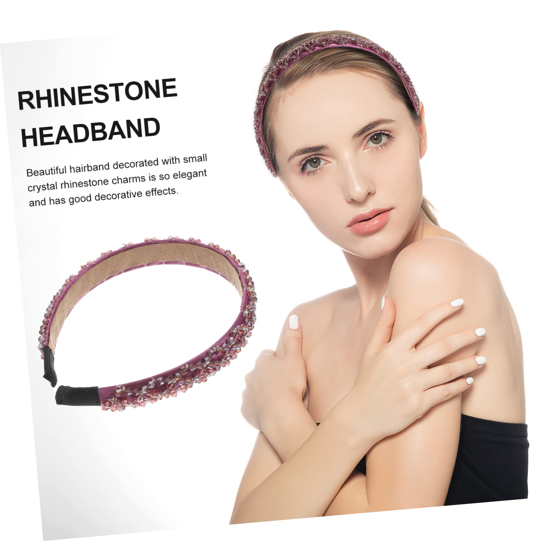 Baluue 5pezzi Fascia Per Elegante Con Cristalli Cerchietto Decorativo Per Ragazze Accessorio Chic Per Occasioni Speciali e Uso Quotidiano
