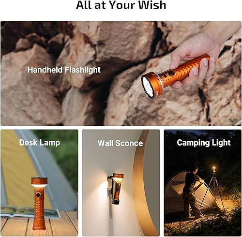 Miniatura 4 de OLIGHT Prowess - Linternas recargables de alto lúmenes, linterna súper brillante de 5,000 lms con funda, LED de carga USB-C de alta eficiencia