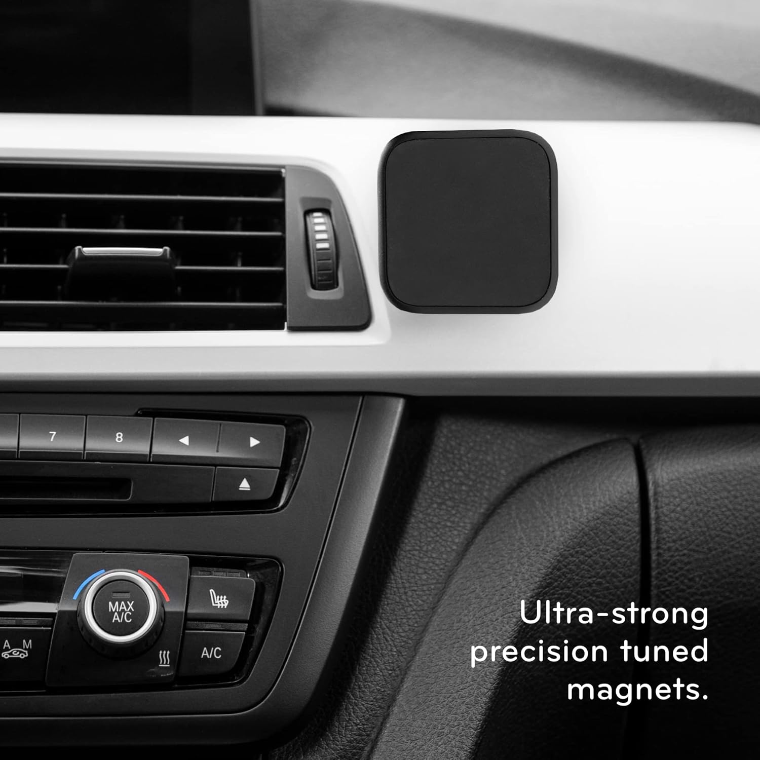 Peak Design Mobile Car Mount, Black, Non-Charging, Mounts to Dash or Console, Connects to Mobile Cases, MagSafe Compatible, for iPhone, Samsung and Google Pixel Phones