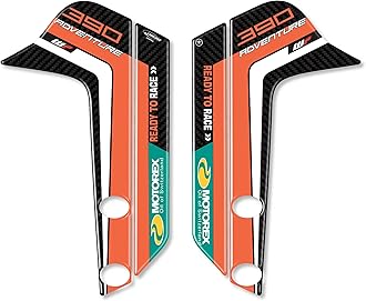 labelbike - 3D Stickers Protections Fork protectors compatible with KTM 390 Adventure 2020-21