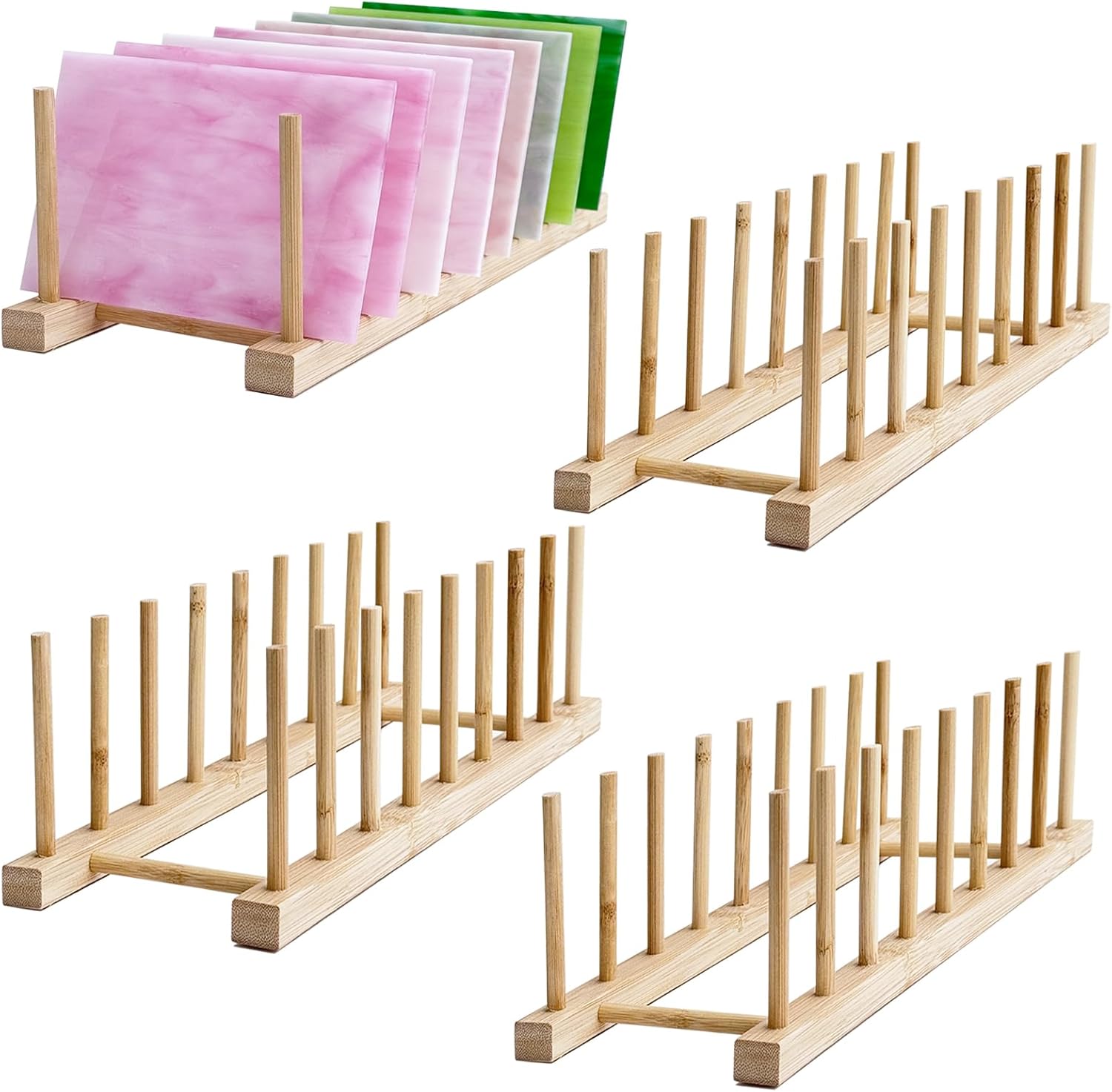 Amazon.com: Stained Glass Sheets Organizer Rack Stained Glass Suppliers ...