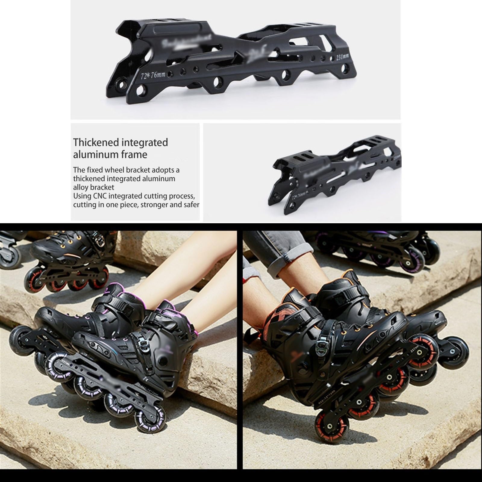 Roller en Ligne pour Filles Et Garçons, Roller Enfant pour Femmes Et Hommes Adultes Patin A Roulette Réglables pour Débutants, Rue Et Patinoire