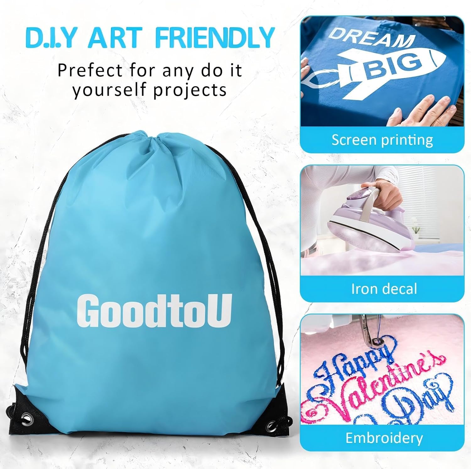 Shappy 60 Pieces Drawstring Backpack Bags Sports Drawstring Bags Bulk Nylon Cinch Bag for Gym Yoga Women Men Sports Outdoor(4 Colors)