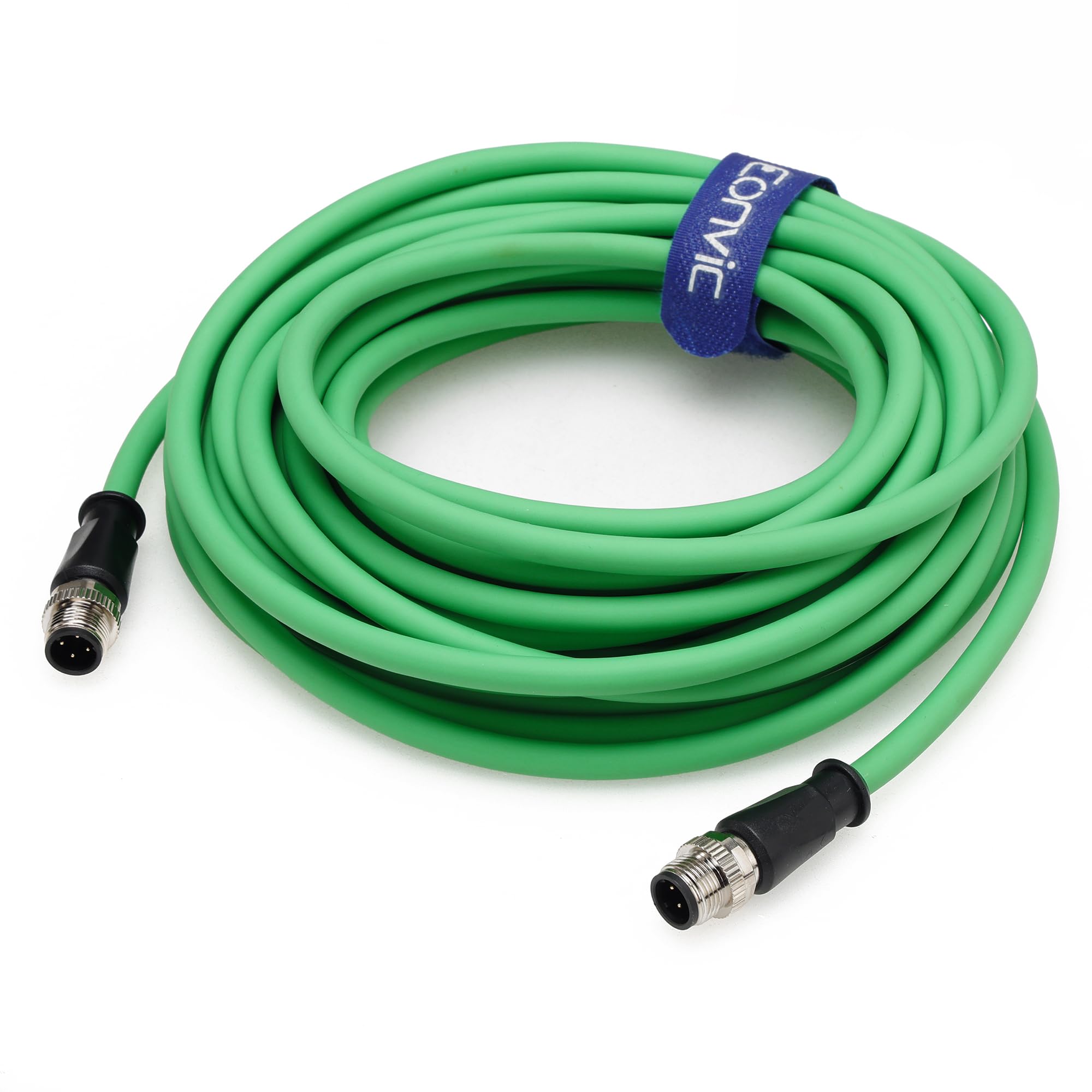 Cavo Gigabit Ethernet flessibile M12 D codice 4 Pin a 4 pin maschio Cat5e schermato cavo di rete per macchina fotografica industriale (10M)