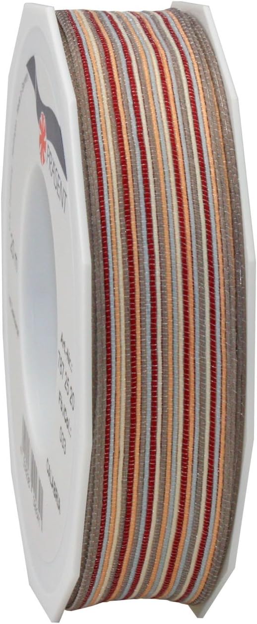 Präsent CALABRIA Ripped Texture Ribbon, Red, 40 mm-20 m