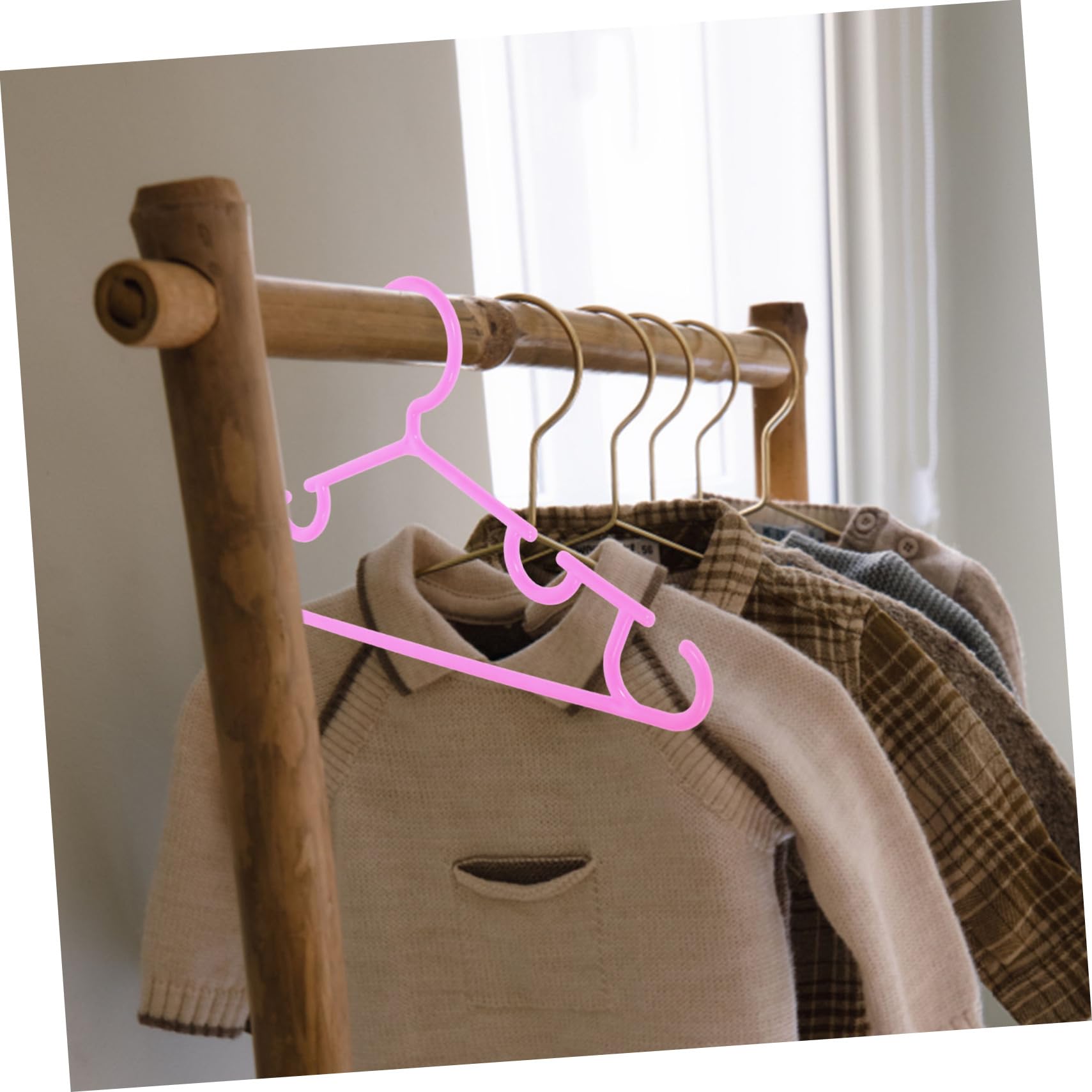 IMIKEYA 50stücke rutschfeste Kleiderbügel Kunststoff Bunten Farben Platzsparende Hänger Für Kinderbekleidung Für Mädchen Und Kleinkinder Langlebig Und Ergonomisch Gestaltet