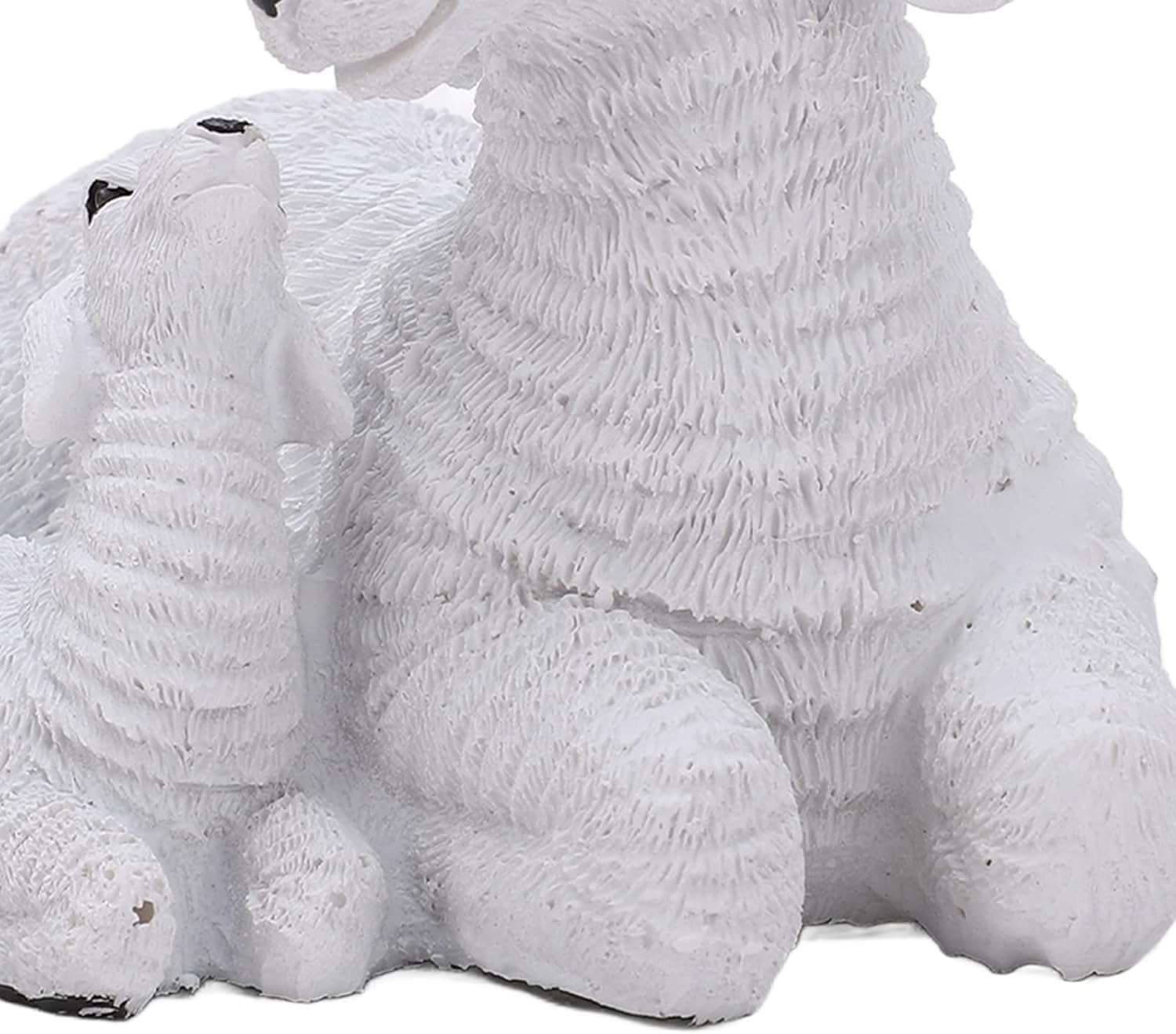 Hztyyier Artificial Miniature Lamb Statue, Resin Sheep Figurine for Garden Decor and Landscape Scenery