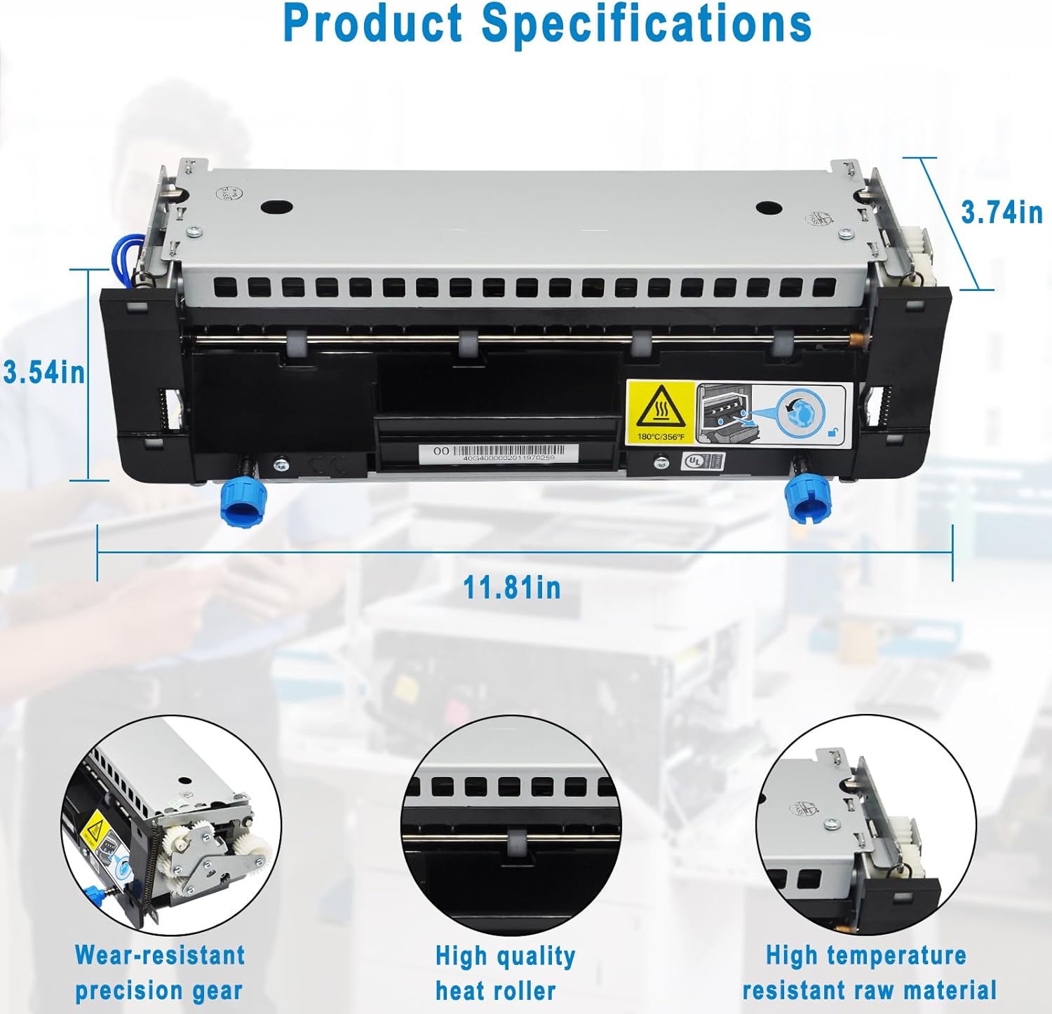 40X7743 Fuser Unit for Lexmark MS810 / MS811 / MS812 / MX710 / MX711 / MX810 / MX811 / MX812 Laser Printers 110/120V 200000 Yield