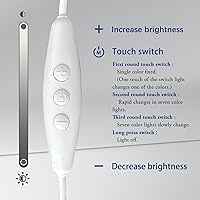 Vista 4 de Akaco Arte de arena en movimiento líquido con base de madera blanca clara, color 3D, decoración de arena movediza, paisaje de arena en movimiento