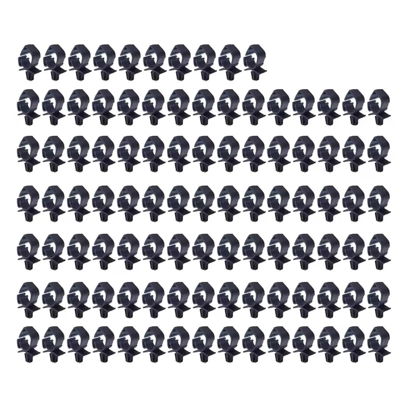 Dpnentv 100Pcs Car Wiring Harness Cable Ties Manager Route Clamp Fixed Retainer Clip(100Pcs)