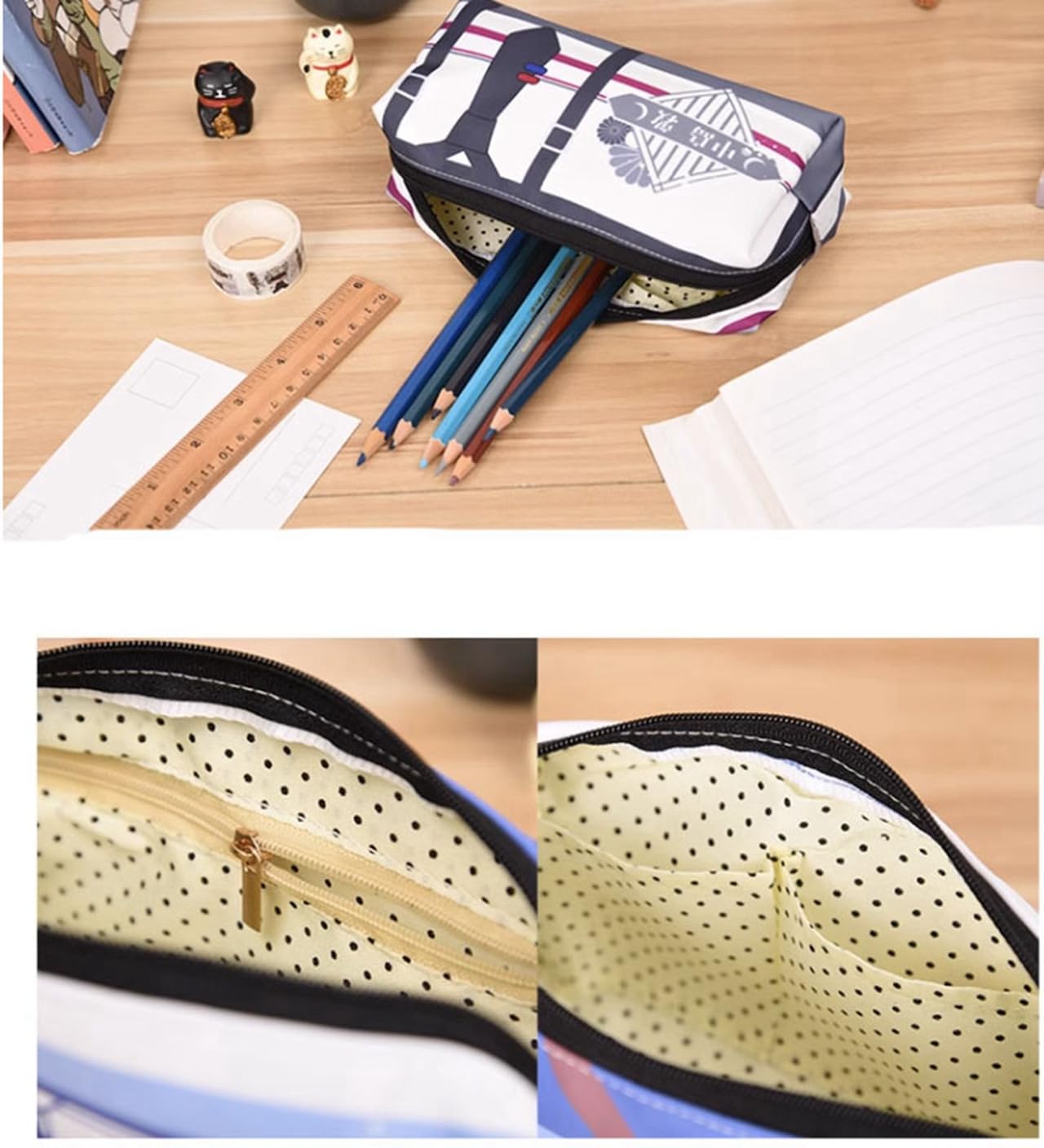 Amazon.co.jp: 文豪ストレイドッグス ペンケース 太宰治 中原中也