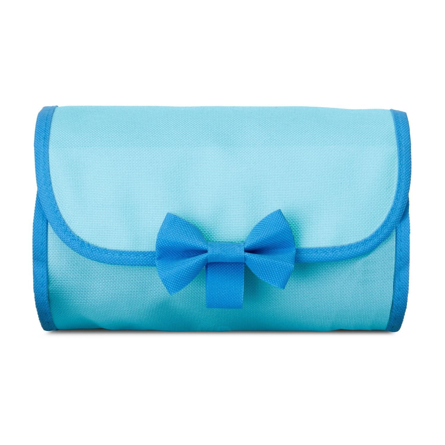 Chicco Baby Bath Set, Gift Idea, Birth Gift, with Comb, Soft Brush, Thermometer, Sponge Bath Glove and Scissors, Baby Hygiene, Light Blue