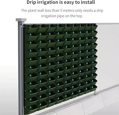 Miniatura 6 de Cama de jardín elevada vertical contenedor de 18 macetas con agujeros de drenaje cama elevada independiente interior y exterior perfecta para
