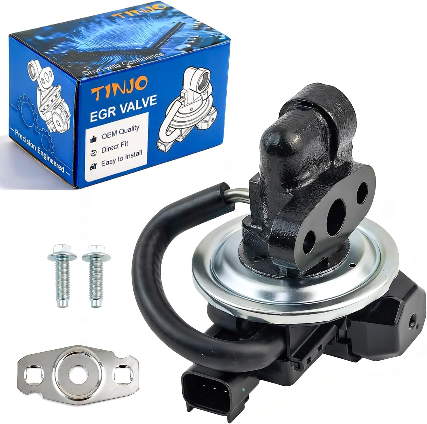 EGR Valve EGV1042 Fits for 2003-2011 Crown Victoria, 2003-2011 Lincoln Town Car, 2003-2011 Grand Marquis, EGR Valve Exhaust Gas Recirculation Valves Replace OE CX2060 5W7E-9Y456-AA 3W7E-9Y456-B3B