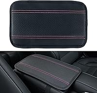 Vista 1 de Amiss - Funda para consola central automóvil, impermeable, ajuste universal, protector de reposabrazos cuero sintético, accesorios