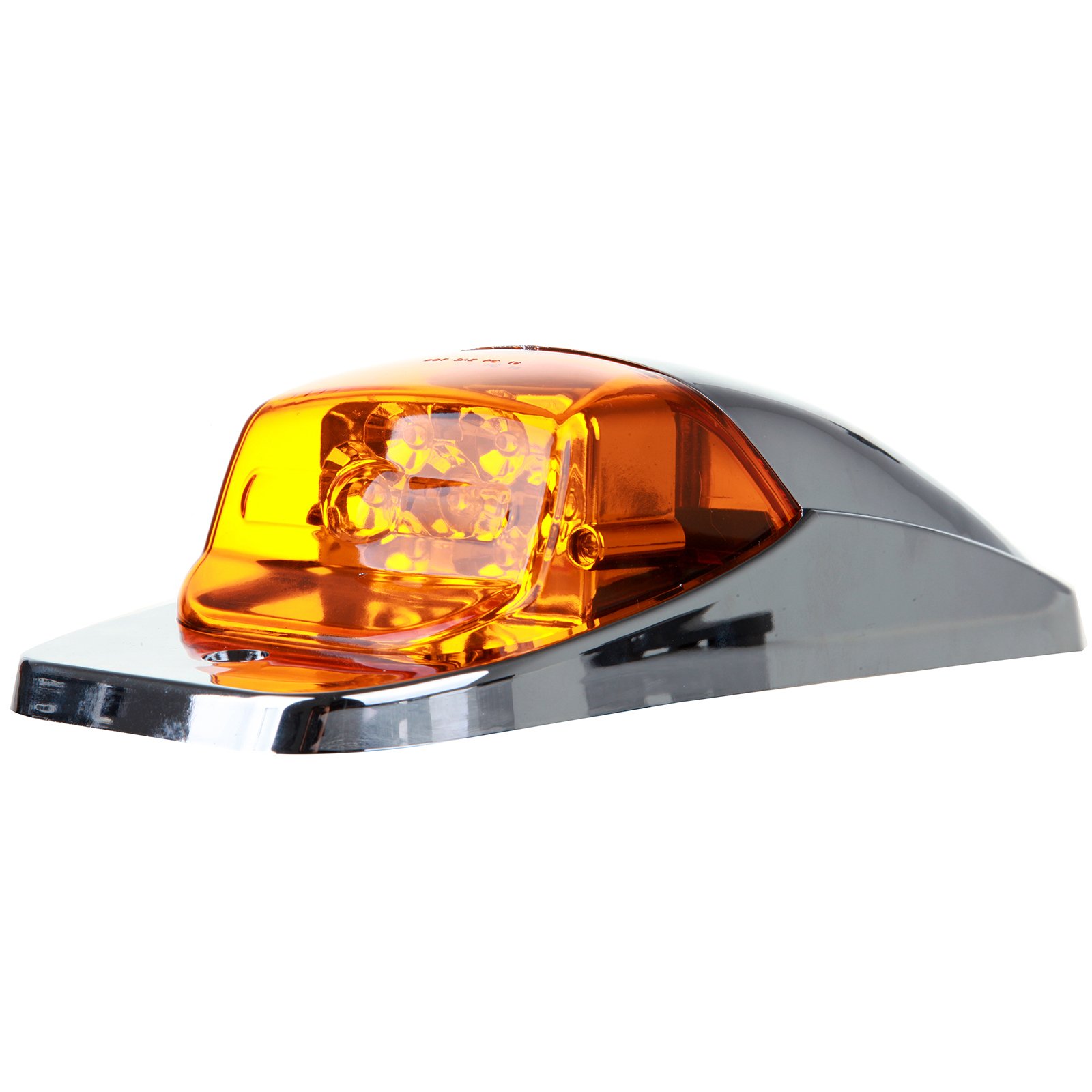 LBRST Clear Cab Marker Top Roof Running Lights Universal Teardrop Style Cab Light for Heavy Duty Trucks (11 pcs)