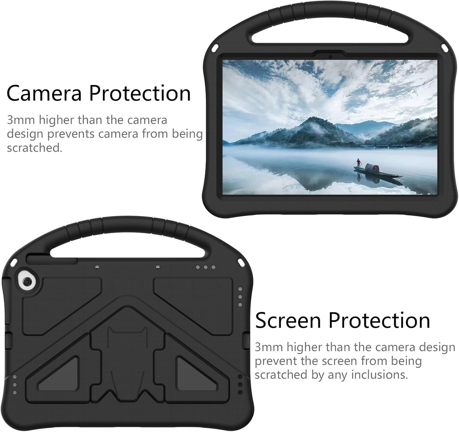 Tablet PC Bags Cases Sleeves Compatible With Google Pixel Tablet Case 11 inch 2023 Released Case Lightweight EVA Case Shock-proof Case Tablet Case, Handle Stand Protective Case With Shoulder Strap Com