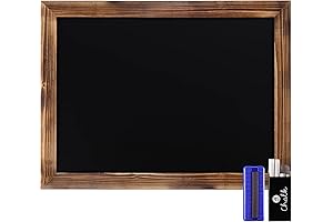 HBCY Creations Chalkboard Wall with Magnetic Surface and Solid Wood Frame