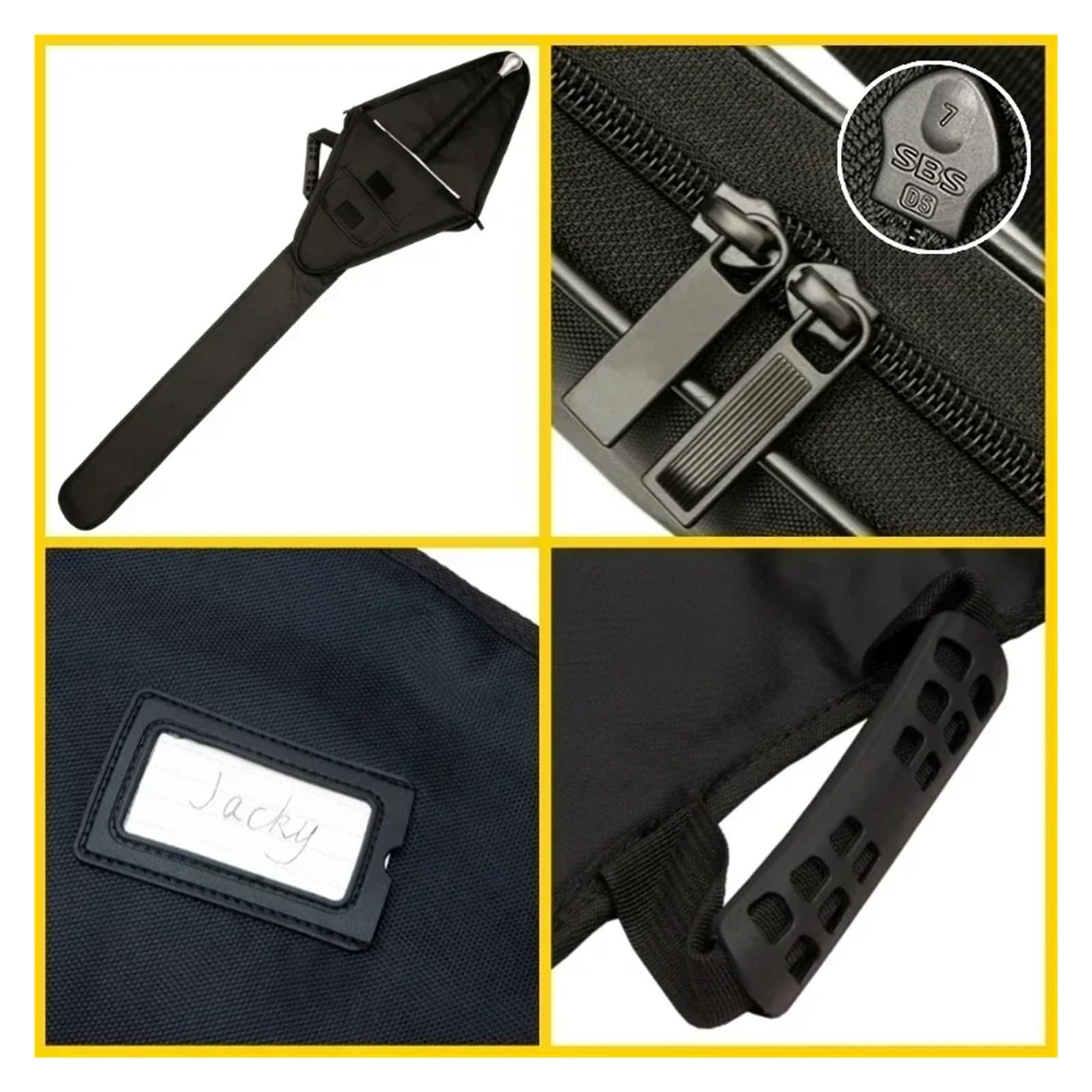 Bolsa de Esgrima Bolsa de esgrima 1,40 Metros, Impermeable, for Espadas largas, Funda Transporte, Bolso Hombro multifunción