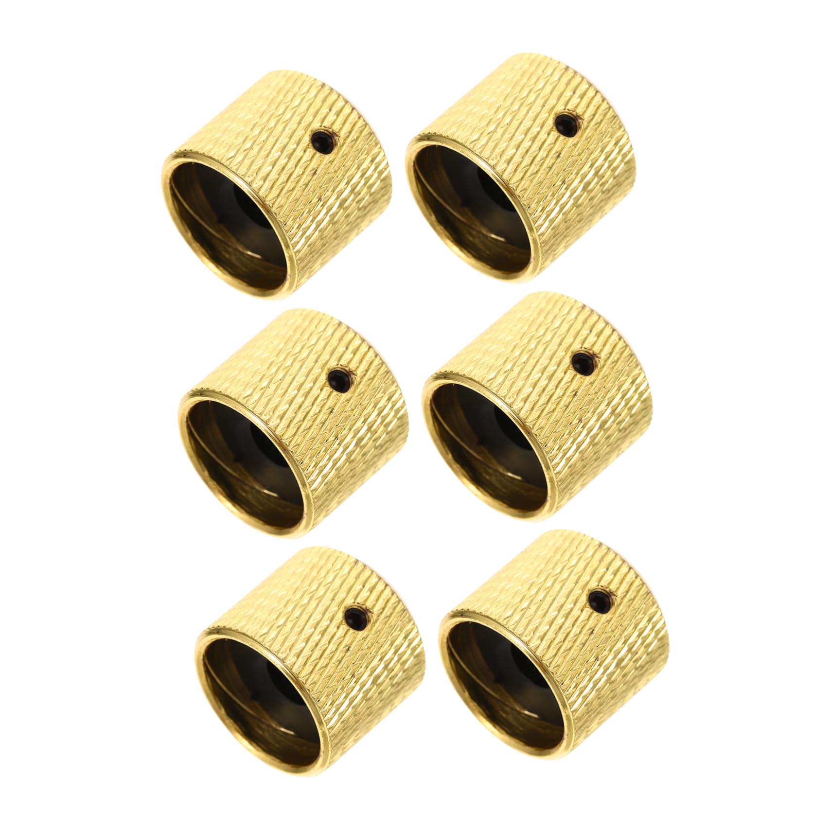 FUNOMOCYA 6pcs Guitar Knob Caps Universal Bass Volume Knobs for Guitar Potentiometer