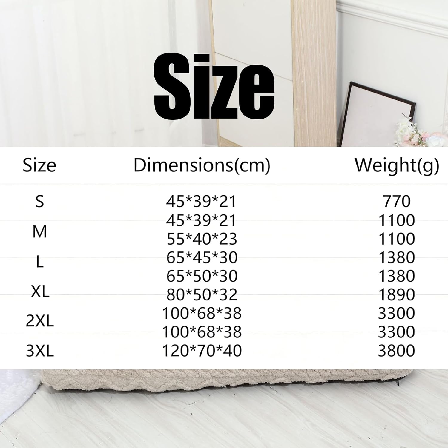 Plush Calming Pet Sofa Bed, Fluffy Anti-Anxiety Dog Couch Bed with Orthopedic Raised Rim for Dogs & Cats, Removable Washable Cover & Non-slip Bottom, Soft Puppy Bed for Indoor Sleeping (Gray*L)