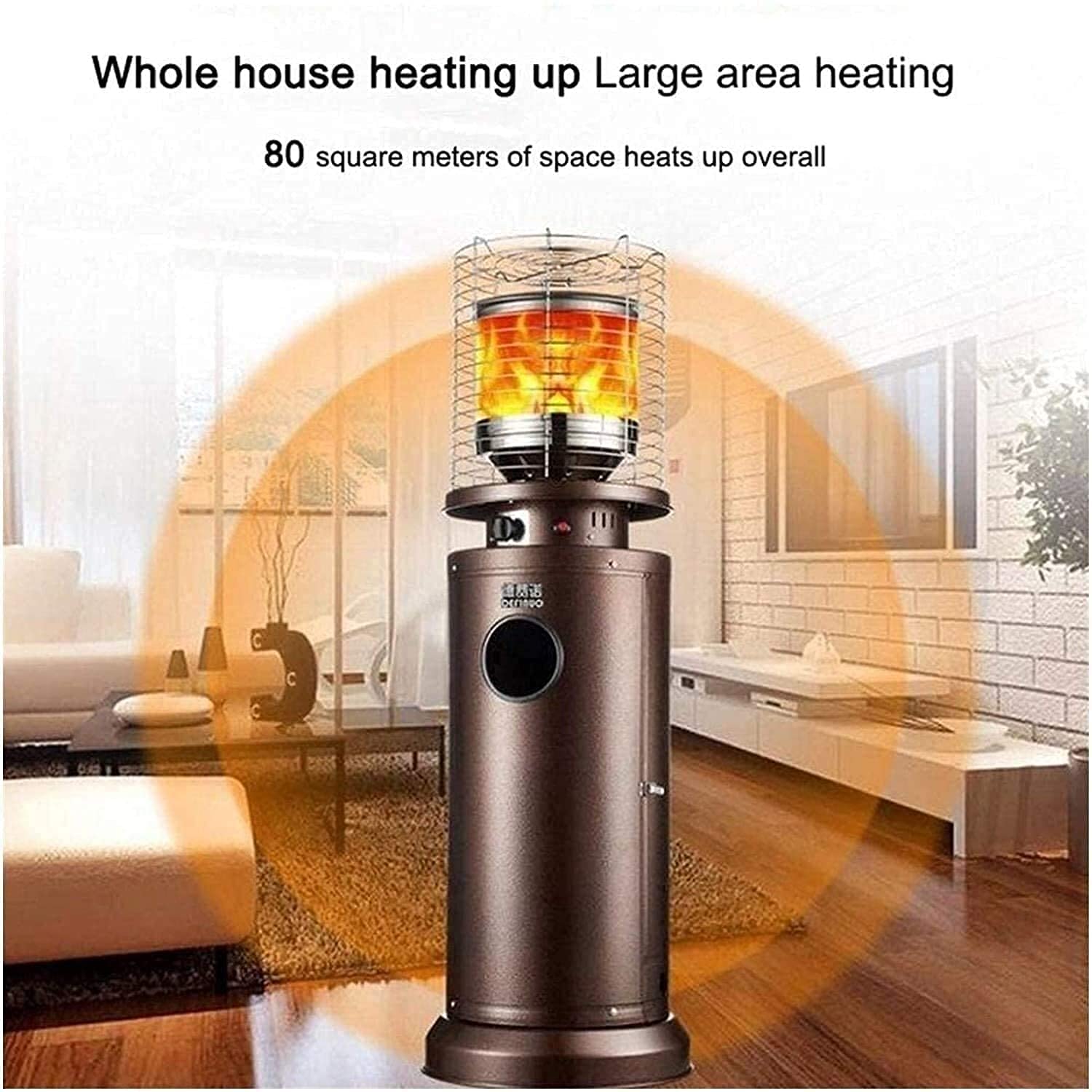 SLOOG Riscaldatori del Patio Portatile a Gas del Patio Riscaldatori a Patio, Riscaldamento da Tavolo da Esterno con termostato Regolabile, Adatto per Cortile, Ristorante Commerciale, Gazebo
