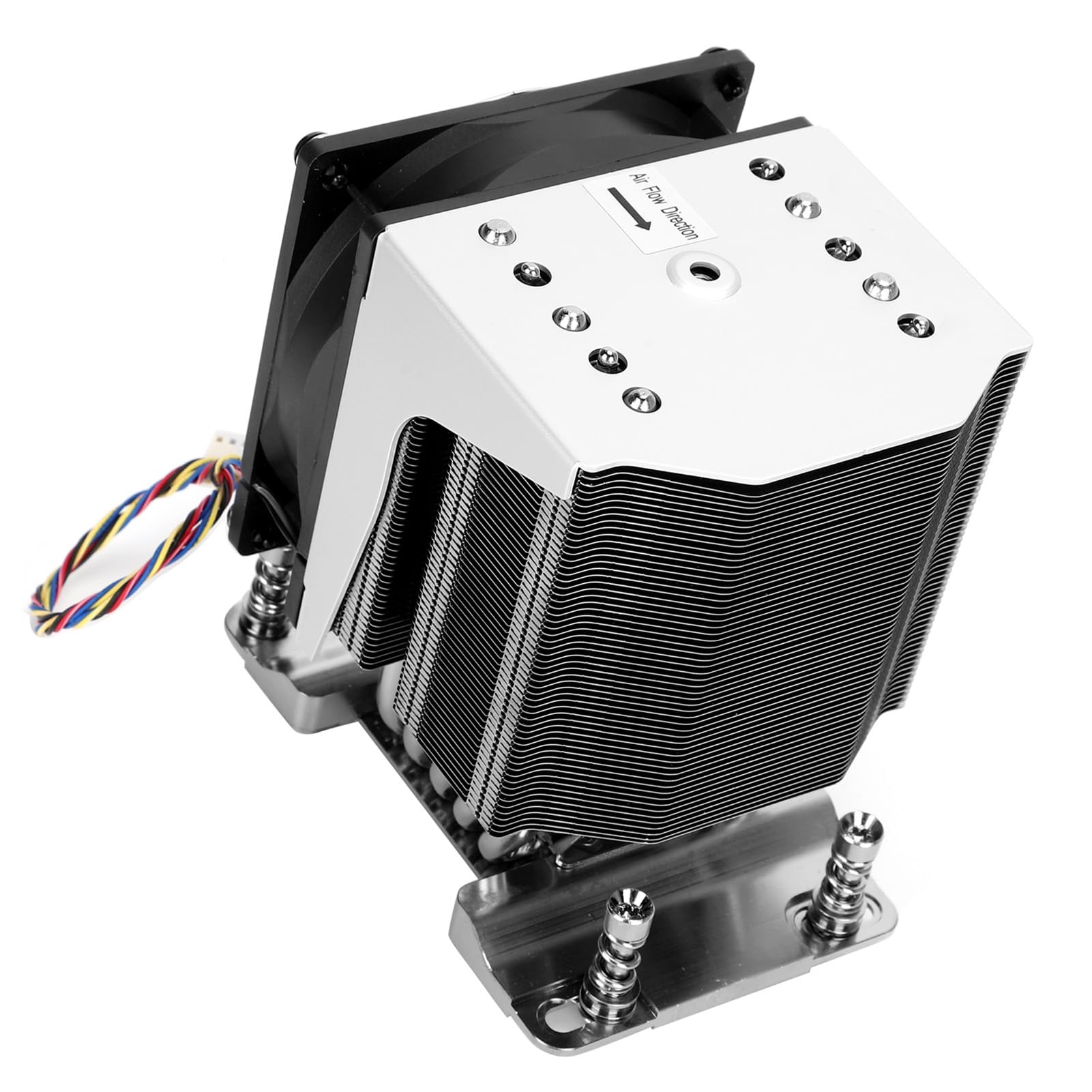 Cryfokt CPU-Kühler für H11 EPYC 7000, Hervorragende Kühlleistung, Leiser Lüfter, 4U-Server, 1 Einheit