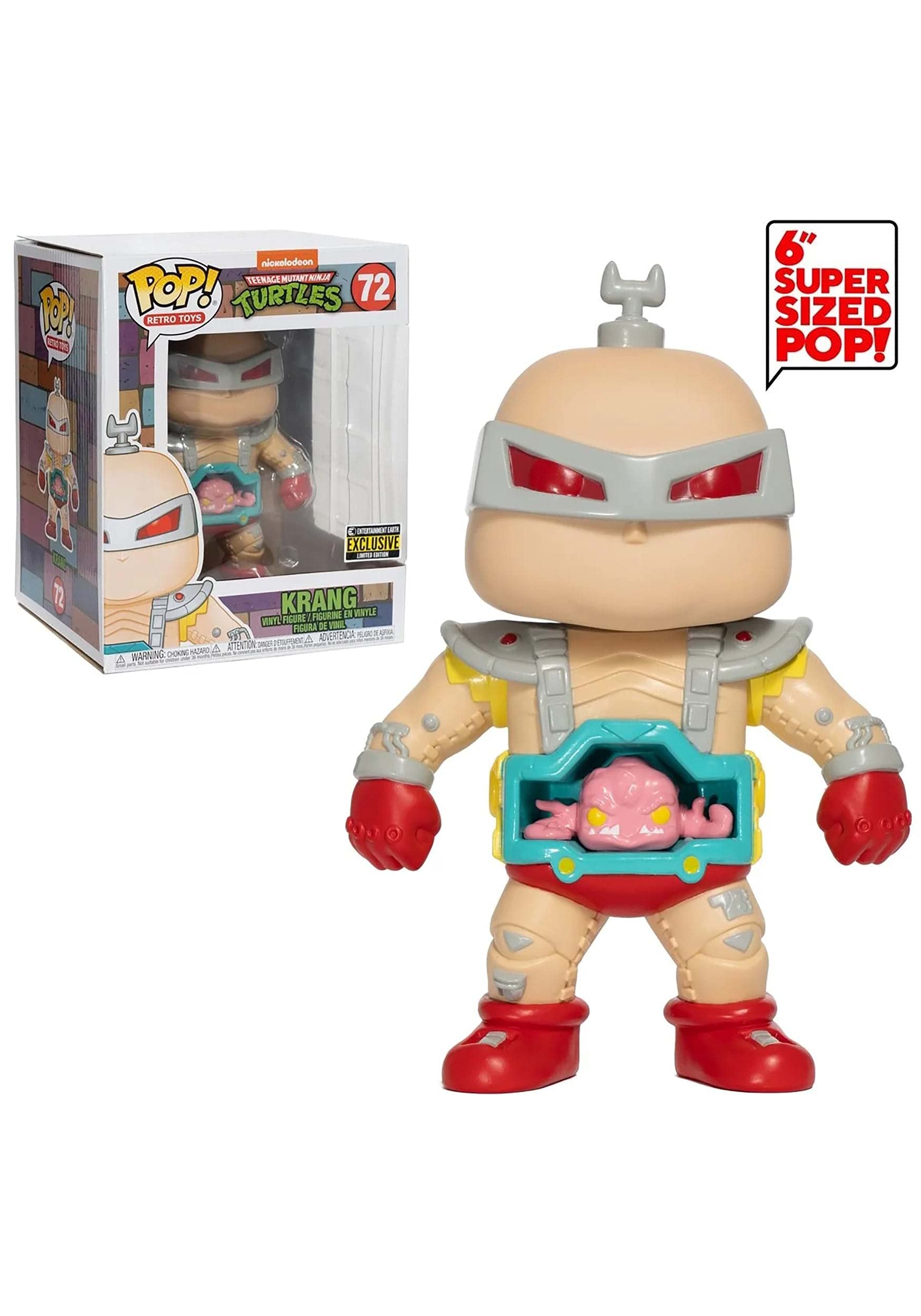 Amazon.com: Teenage Mutant Ninja Turtles Krang 6-Inch Pop! Vinyl