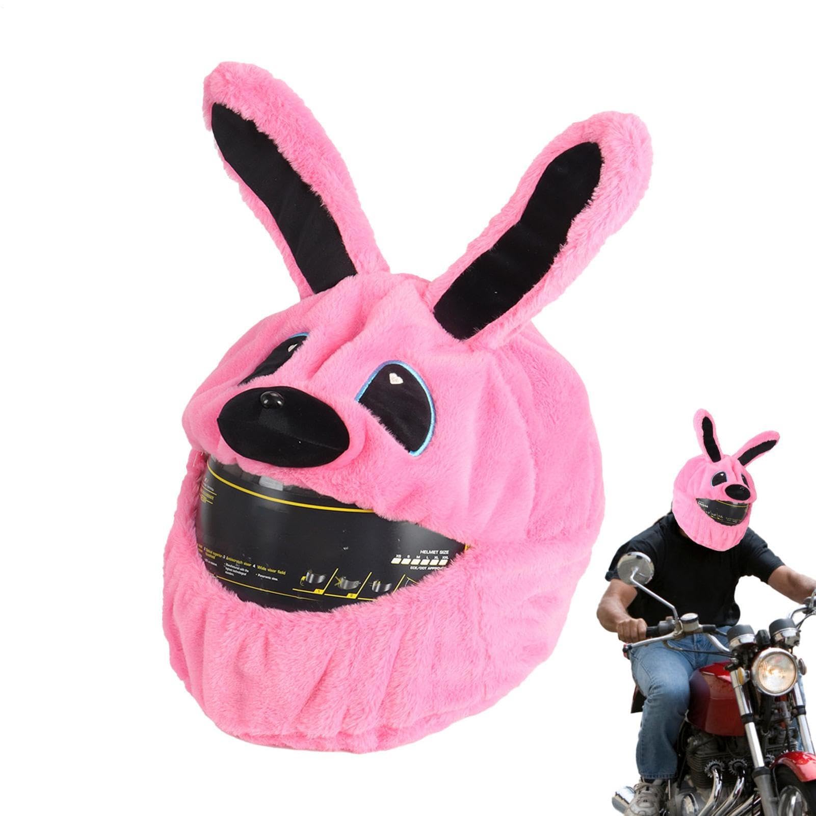 Housse de chapeau de moto en peluche – Housse de chapeau de moto, équipement d'équitation amusant | Accessoires de modification d'avertissement visuel créatif pour moto, scooter, cyclisme, trajets en