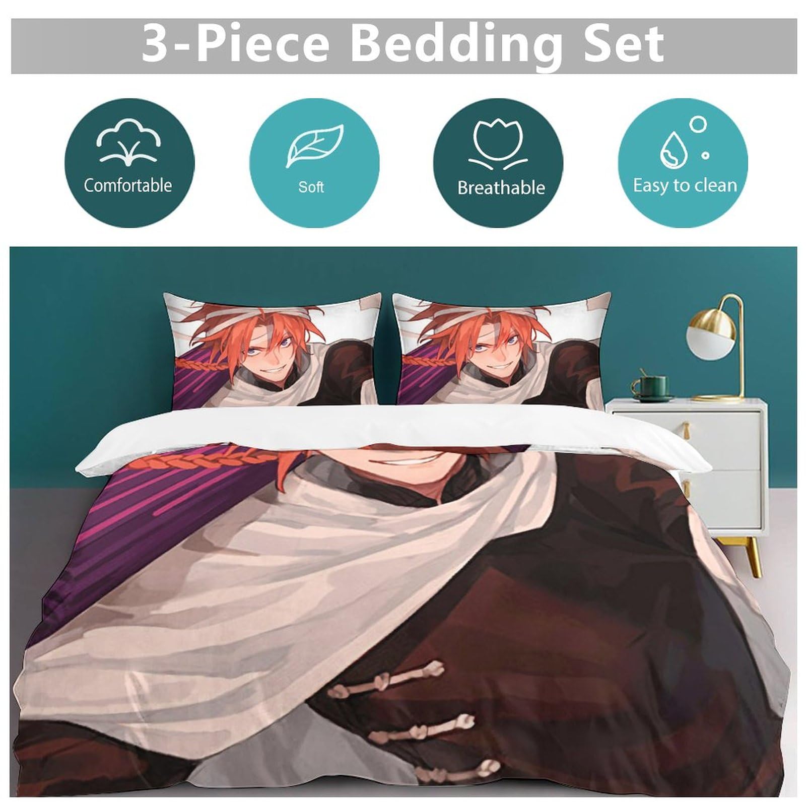 銀魂 寝具 3点セット Amazon｜布団カバー シングル・3点セット 銀魂 神威 寝具カバーセット