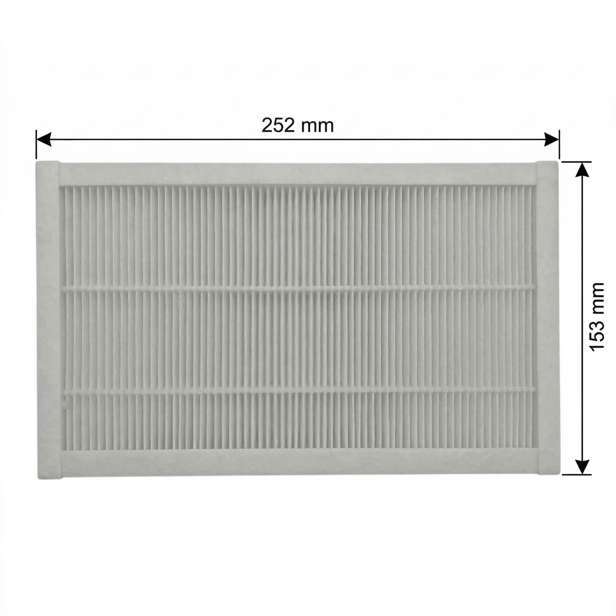 Lot de 4 Filtres G4 – Compatibles Murprotec CTA Modèles 2, 3 et 4 – 252x153x22 mm – Filtration Double Flux - Livraison Offerte Entreprise Française